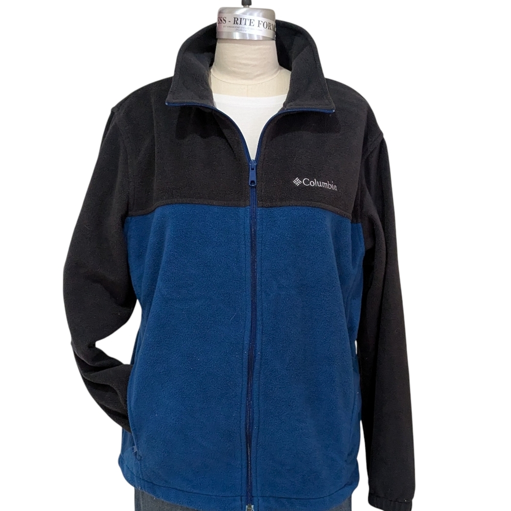 Columbia Fleece Zip Front Jacket Size Large
